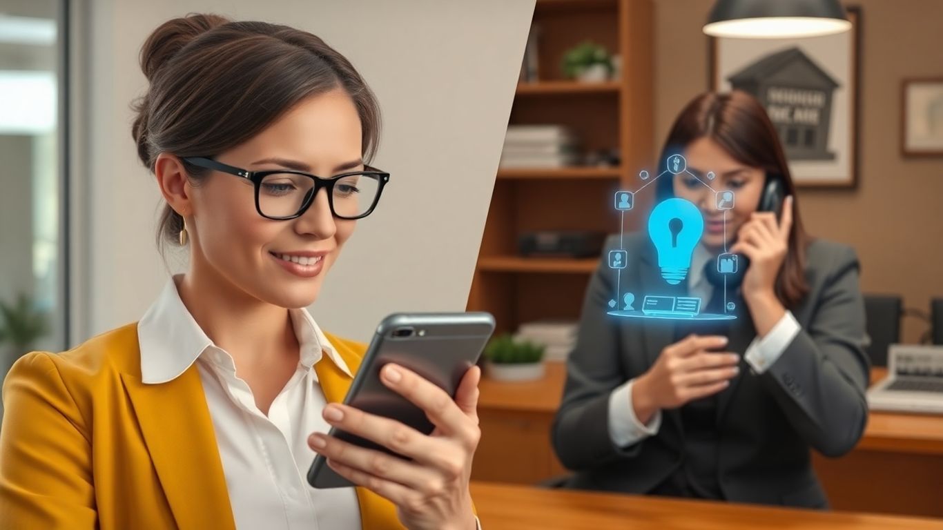 Property manager uses AI voice agent, receptionist answers phone