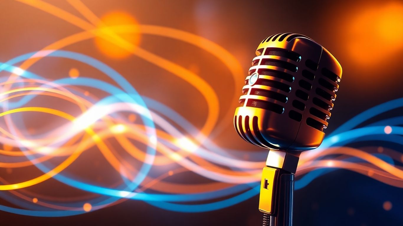 AI voice waves and brand identity