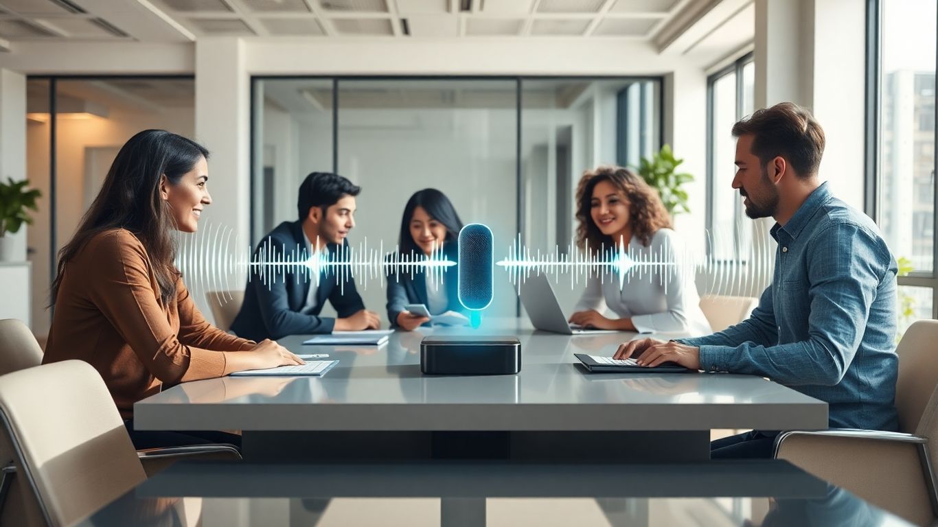 Agency team using white label voice AI