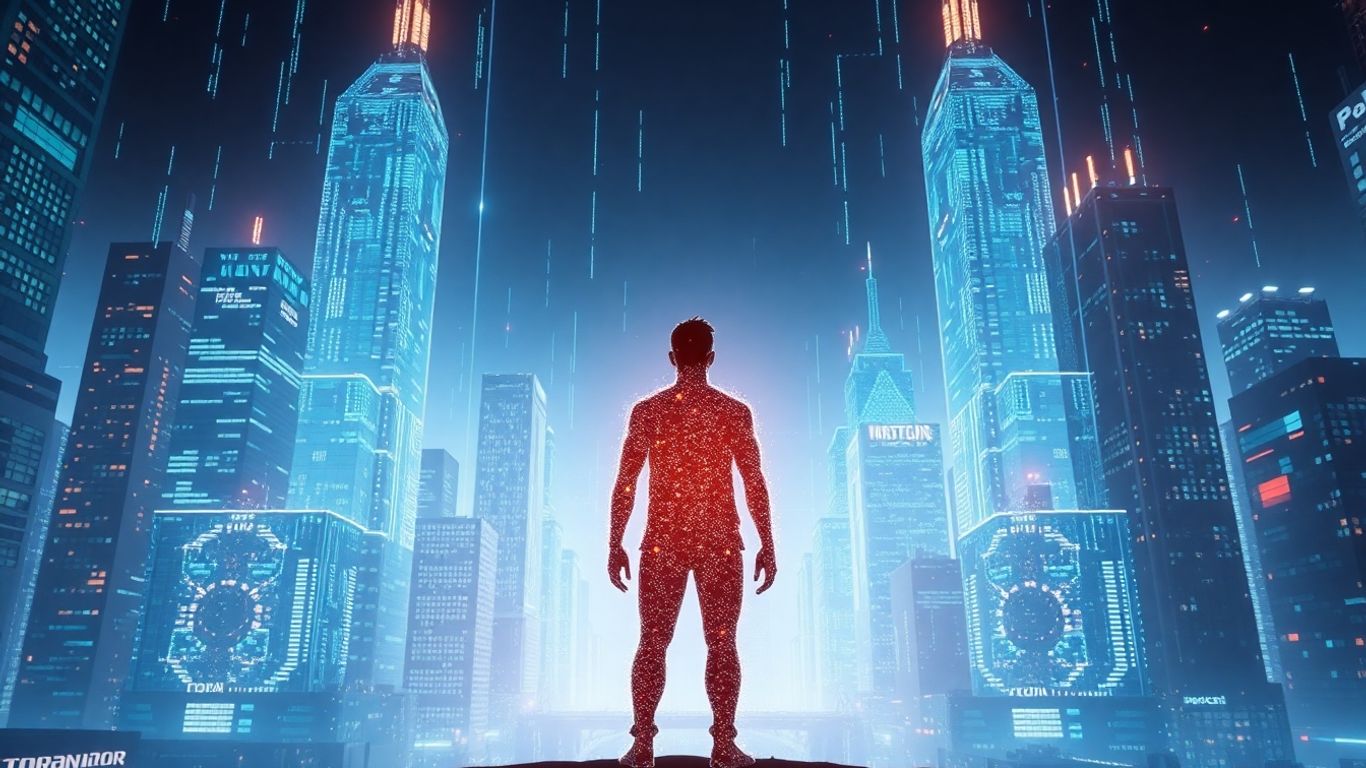 Scalable voice AI agent concept art