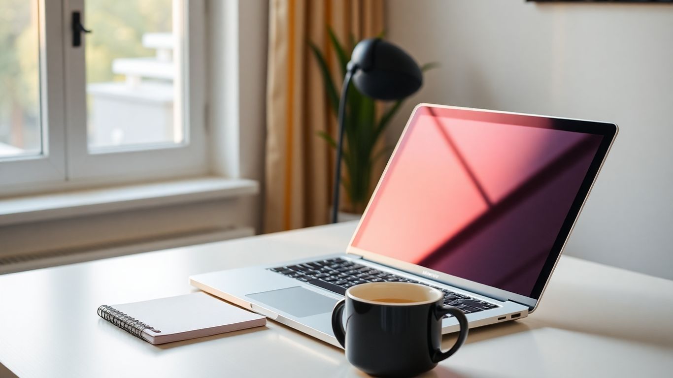 Person at home office desk working remotely for Amazon