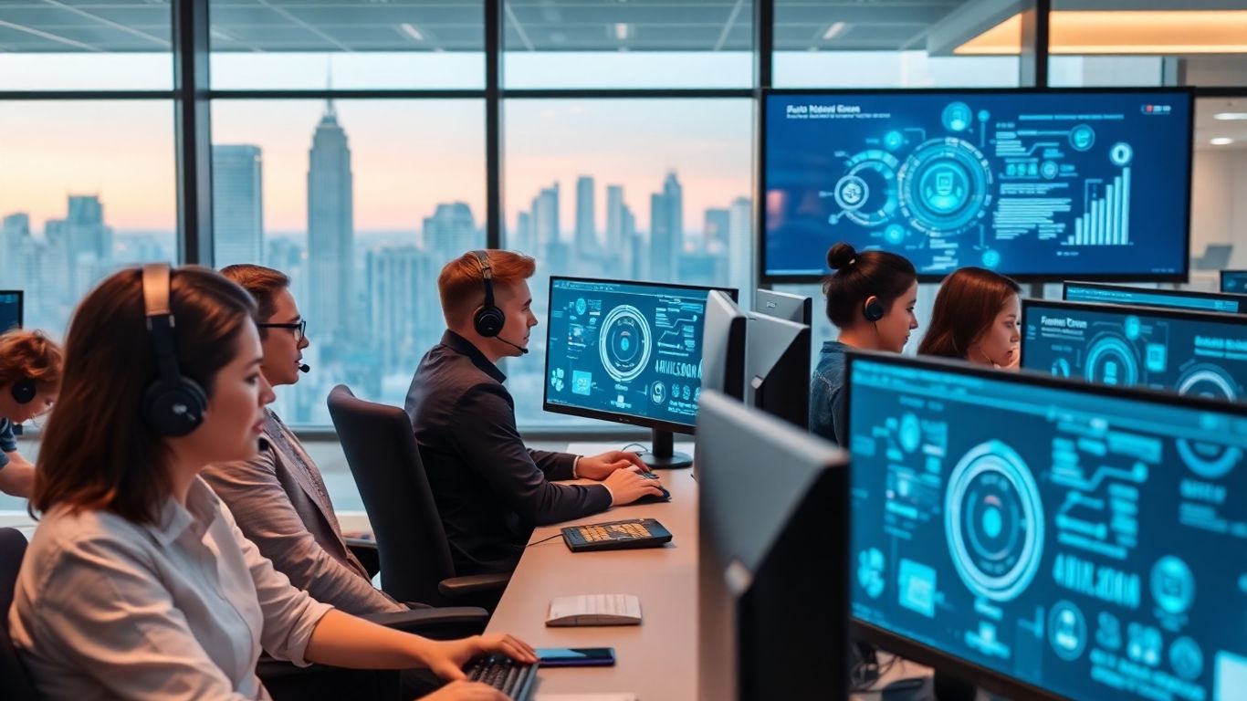 Call center agents using advanced AI technology