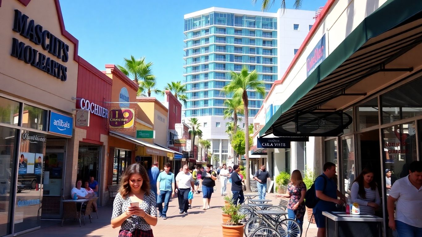 Small business owner answering phone in Chula Vista