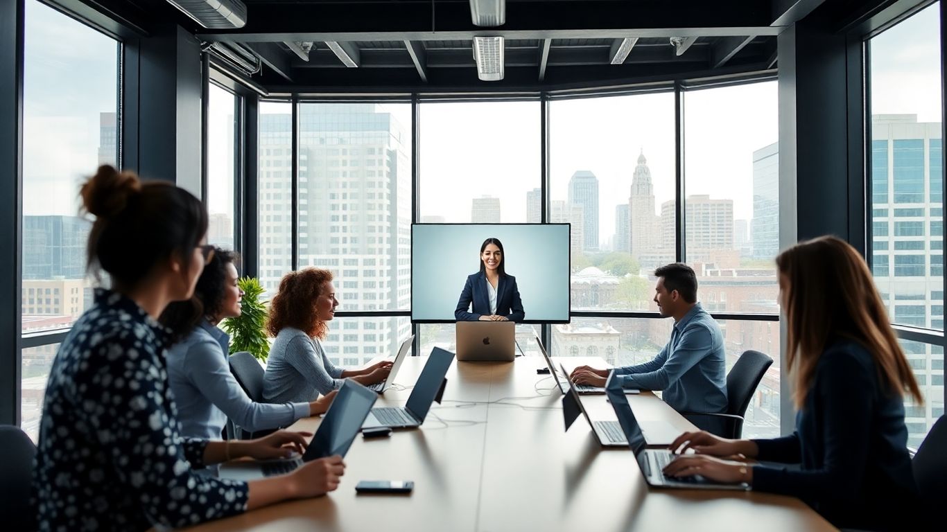 Virtual receptionist assisting a Minneapolis office team remotely.