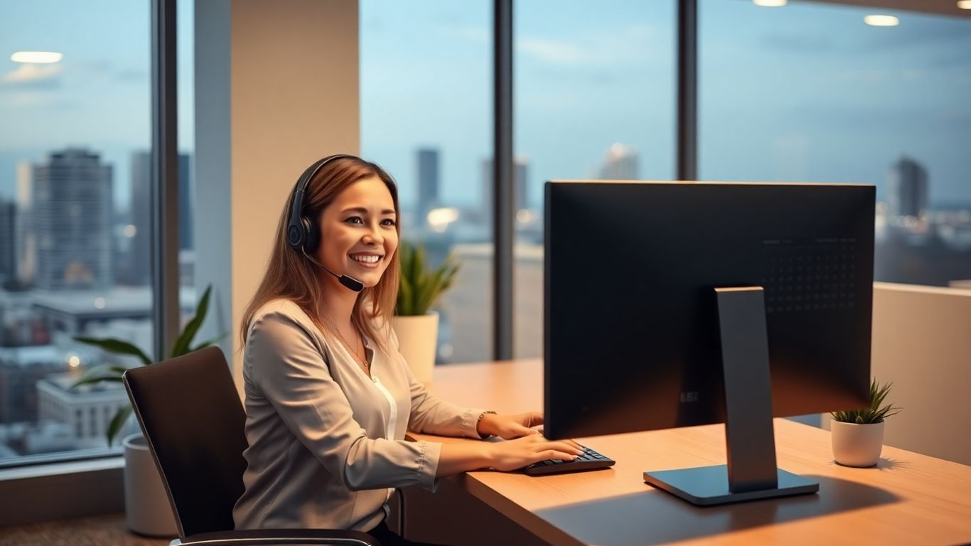 Virtual receptionist scheduling appointments in a San Antonio office