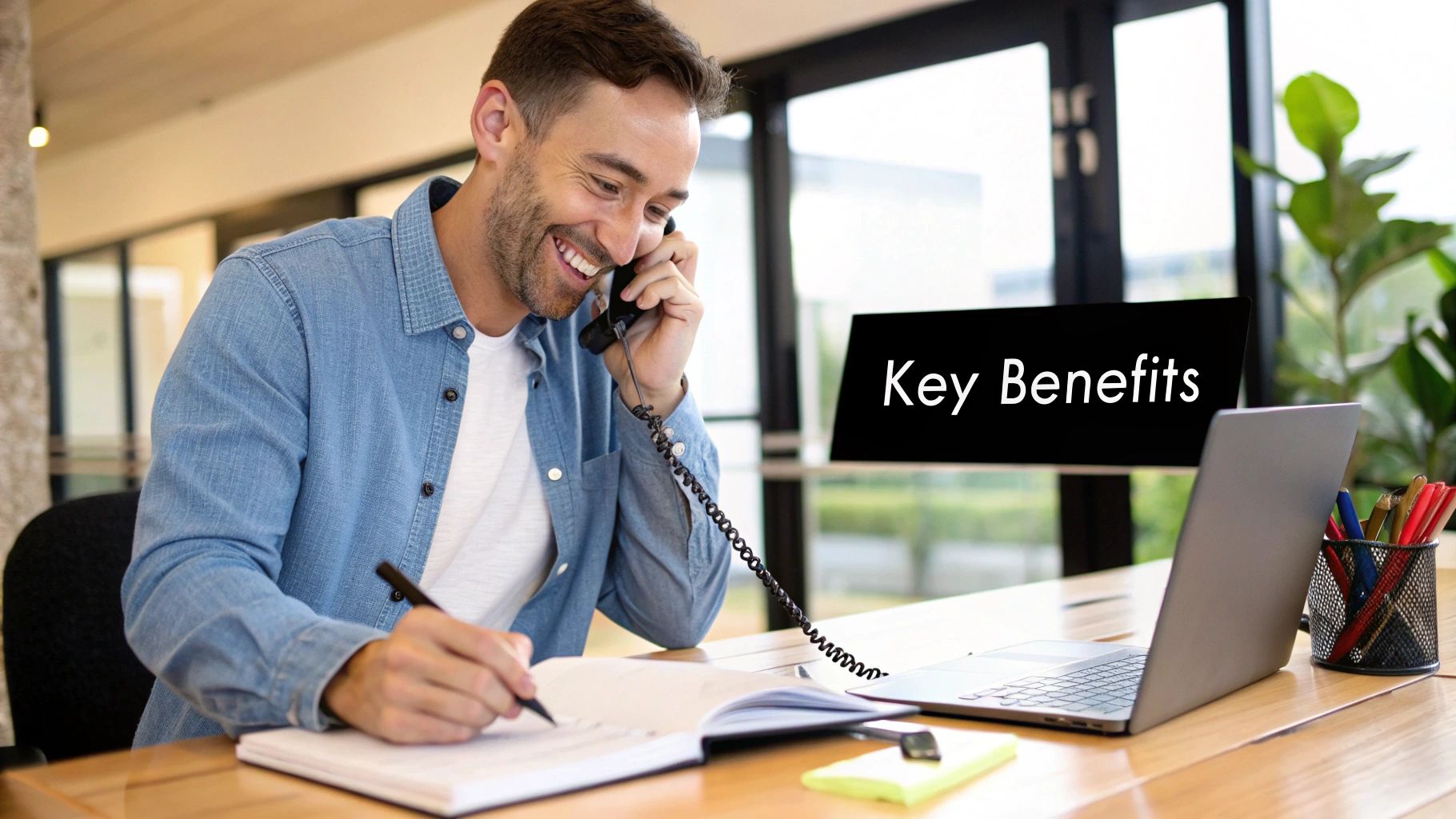 A person examining the fine print on a contract with a magnifying glass.