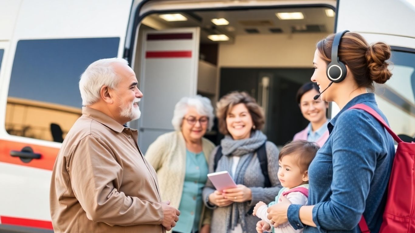 Customer service helping people with Medicaid transportation