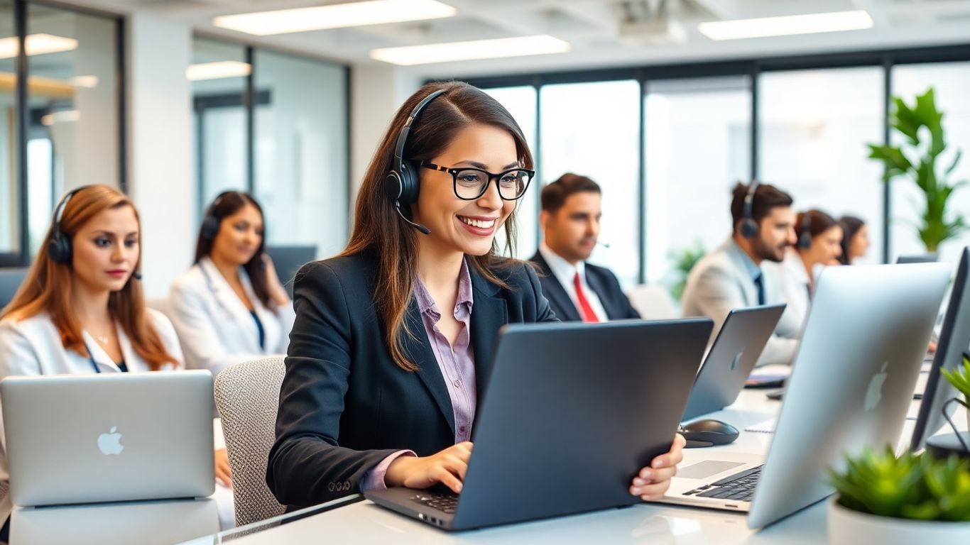 Virtual receptionist helping legal and medical industry clients