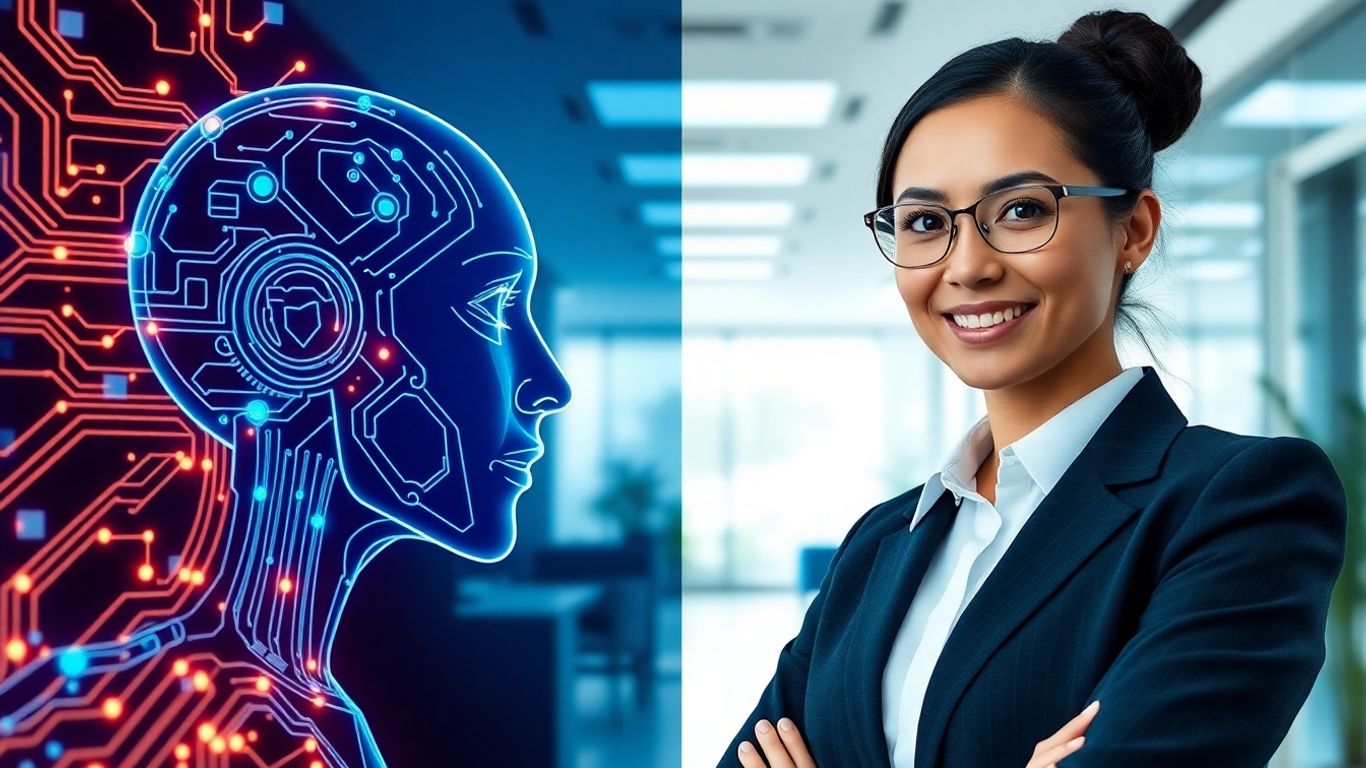 AI receptionist versus human receptionist comparison