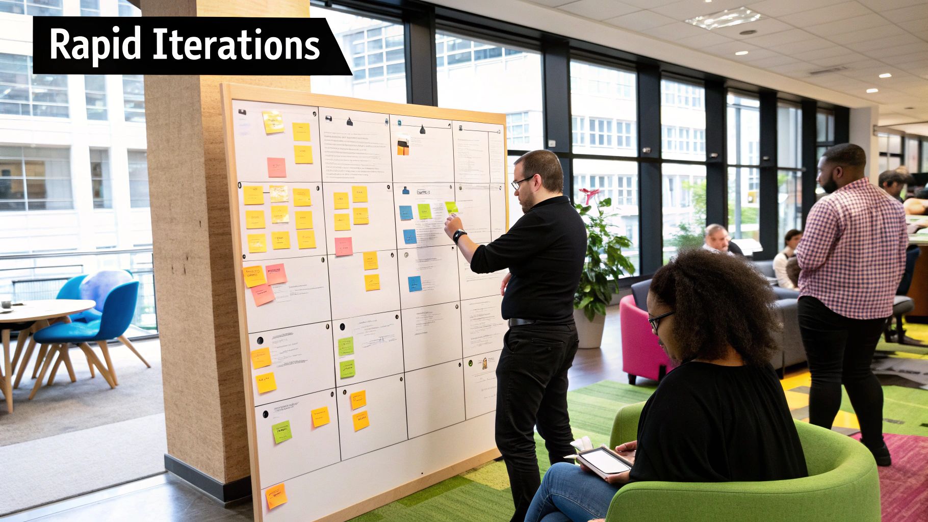 Infographic explaining the Theory of Constraints (TOC) with its 5 focusing steps: Identify, Exploit, Subordinate, Elevate, and Repeat.