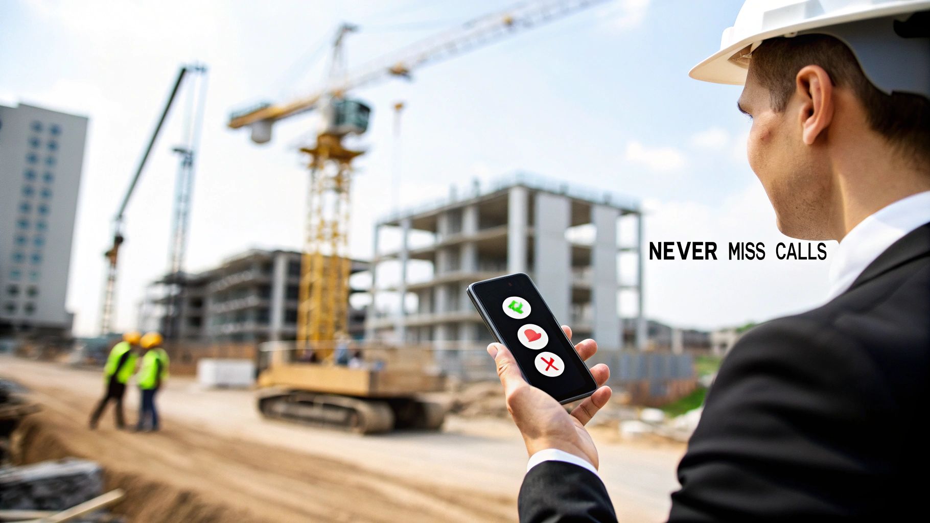 A person working on a laptop in an outdoor setting, symbolizing the flexibility of call forwarding