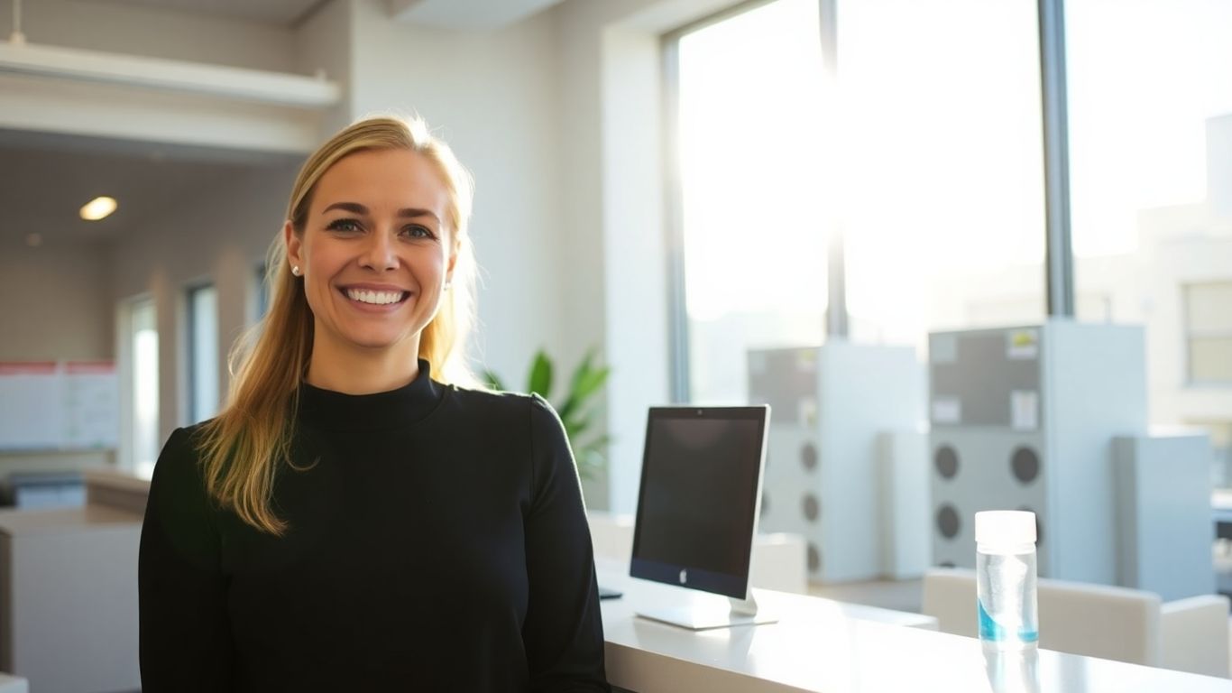 HVAC business receptionist providing virtual assistance.