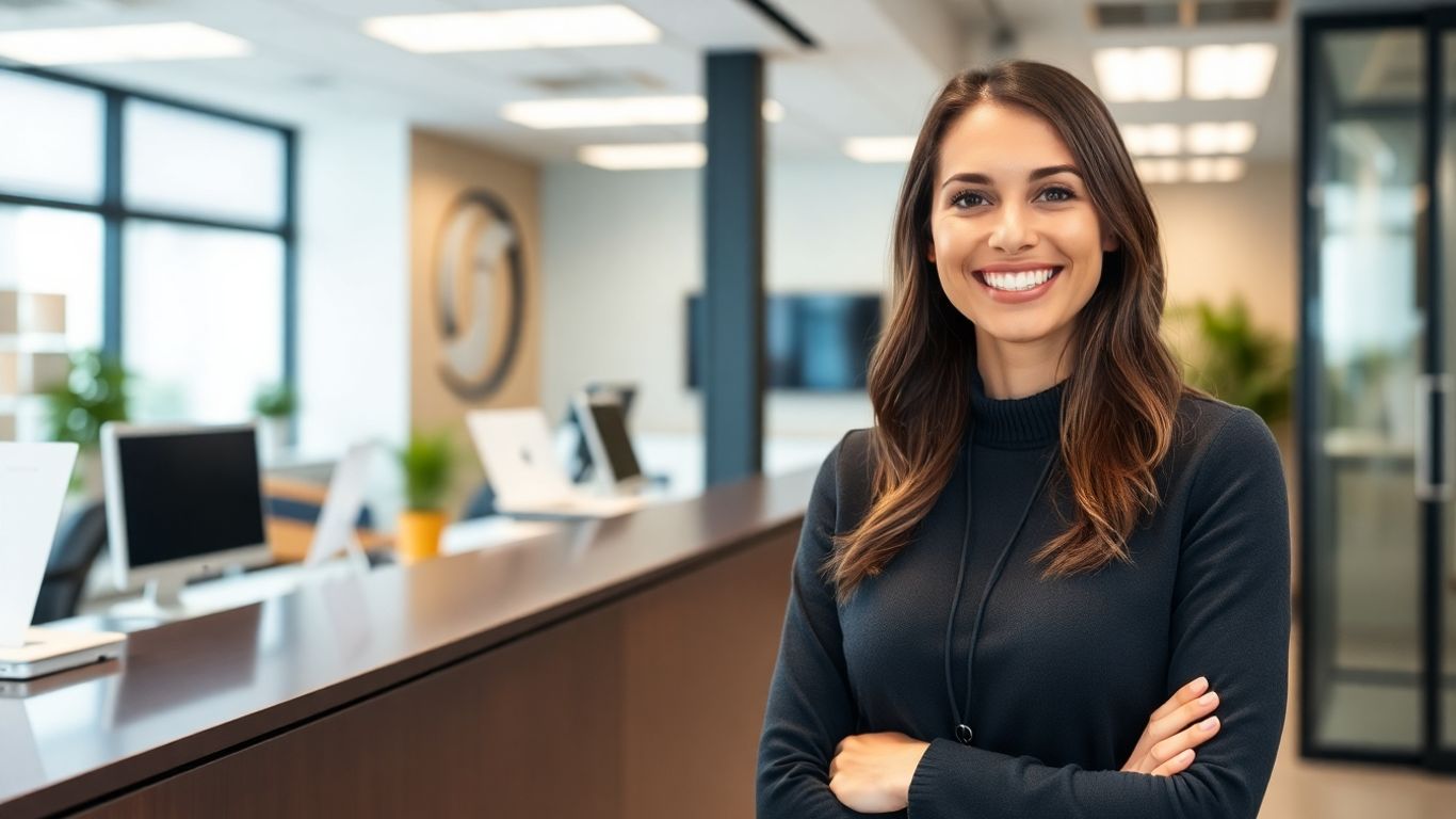 Smith.ai receptionist providing seamless business support.