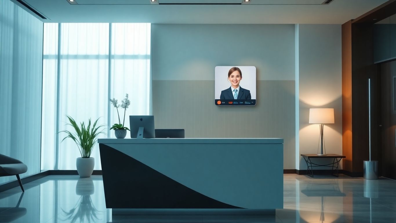 AI virtual receptionist at Smith.ai assisting a caller.