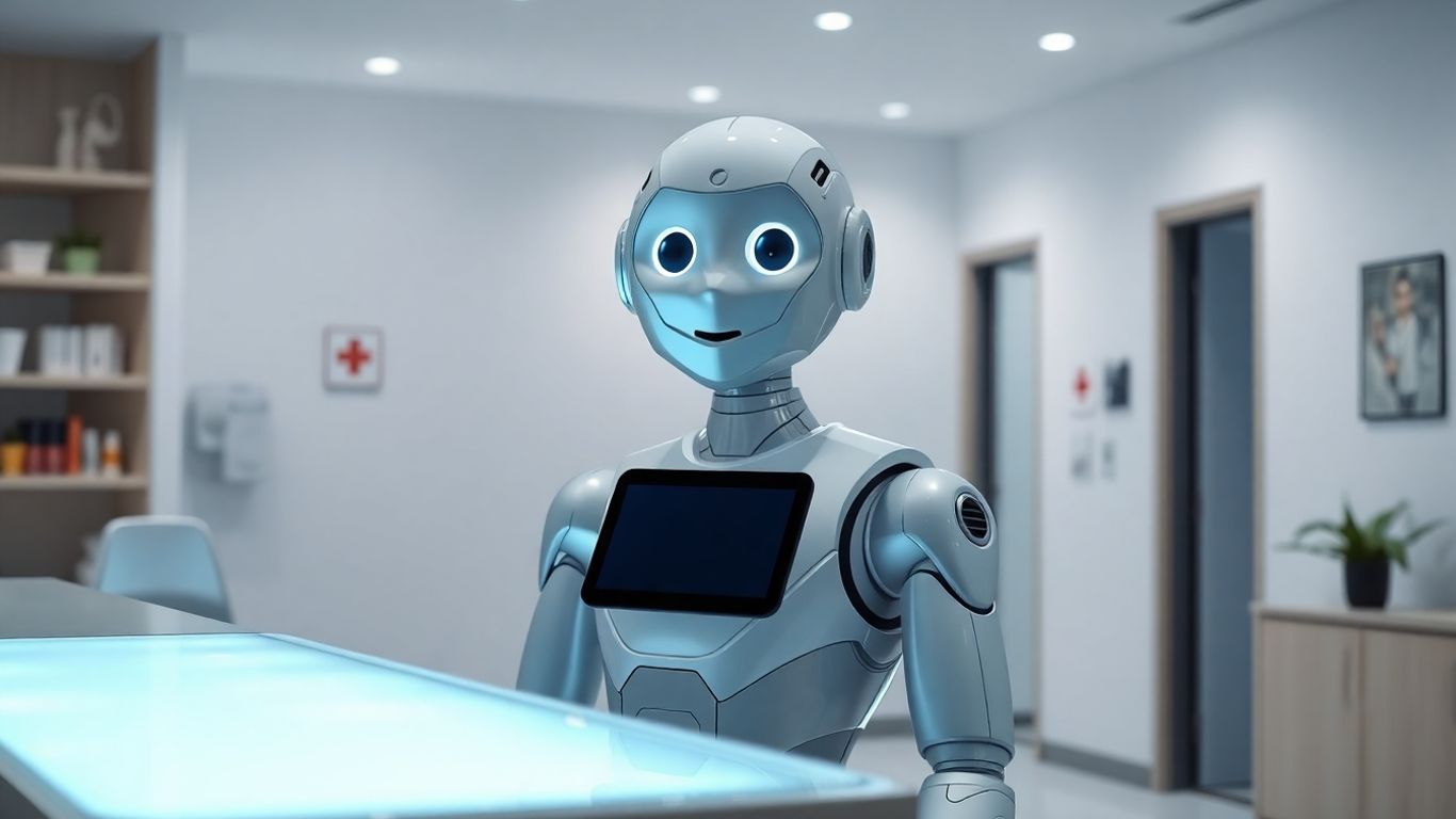 AI receptionist in a medical office.