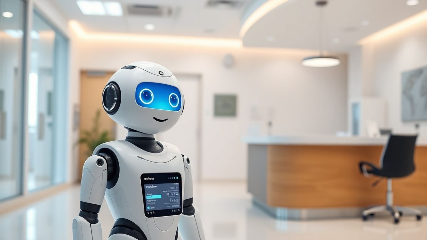 AI receptionist in a medical office.