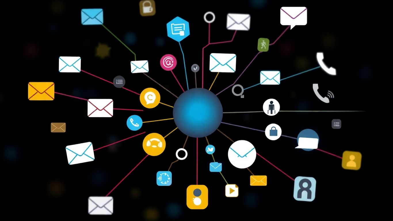 Connecting communication channels for customer engagement.