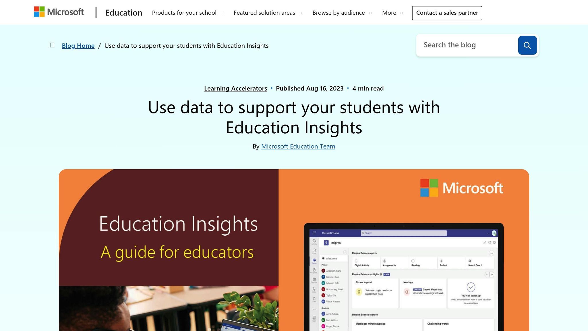 Microsoft Education Insights