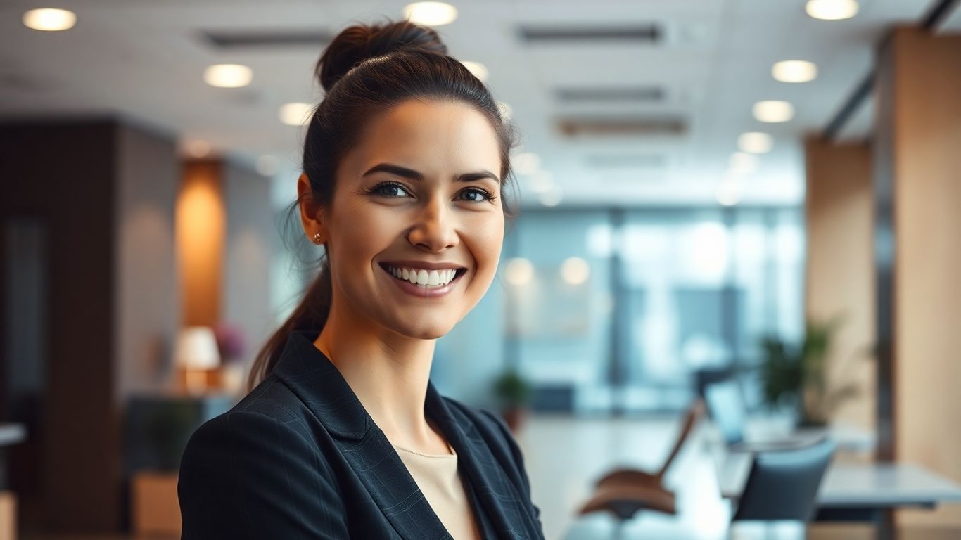 24/7 receptionist service in a modern office.