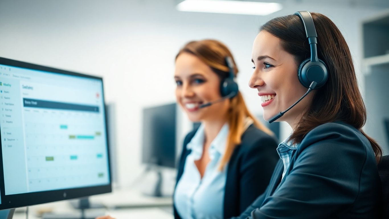 Professional appointment setting call center agent