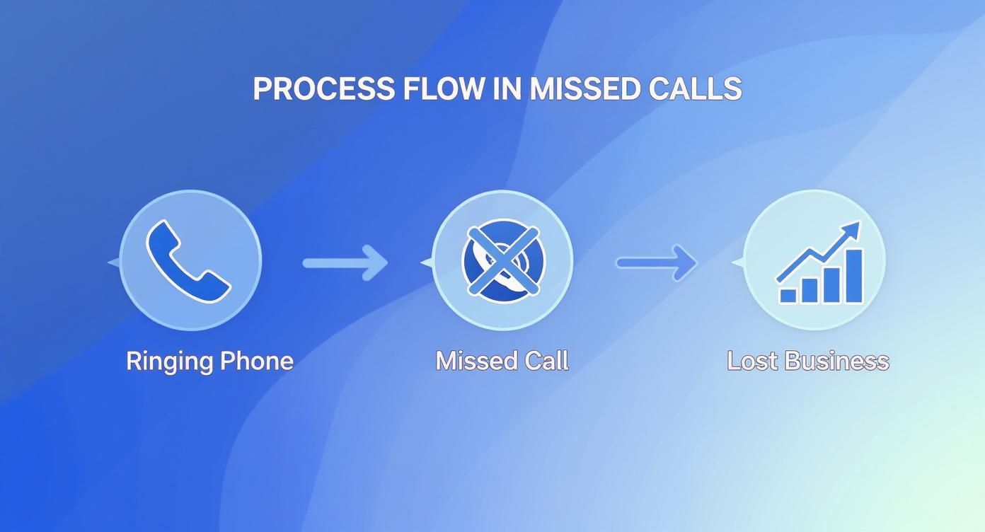 Infographic about automated answering service small business