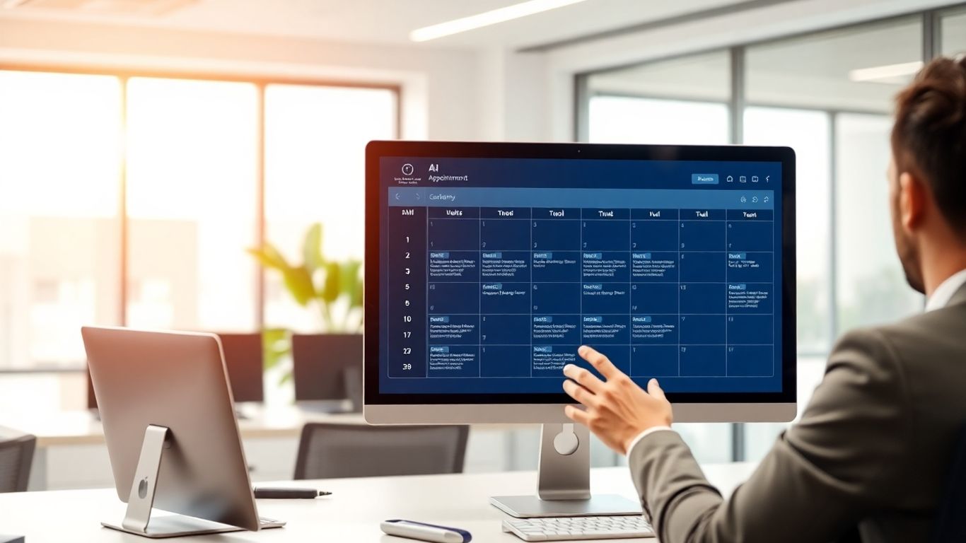 AI appointment setter optimizing business sales pipeline.