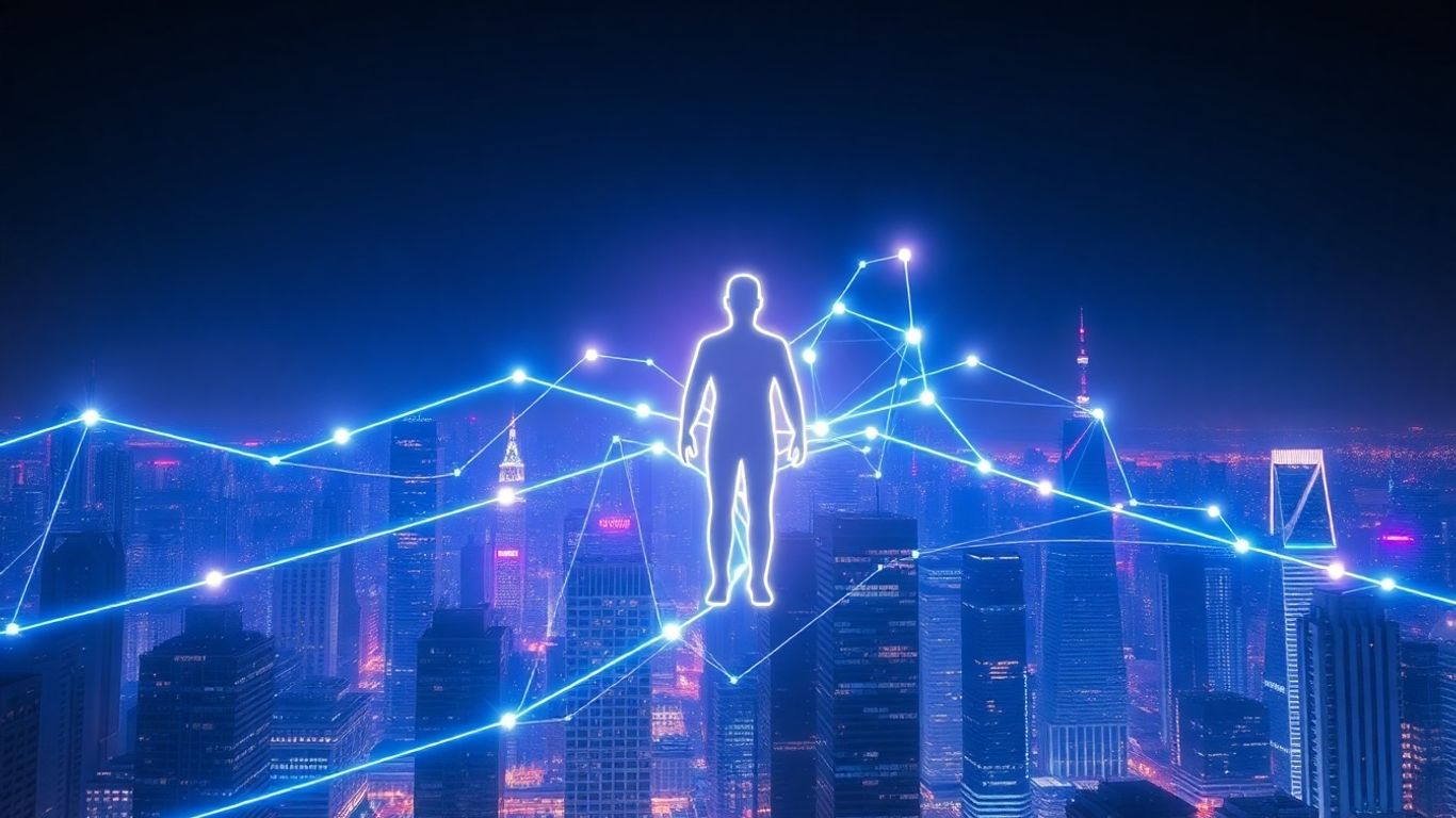 AI sales technology connecting with customers visually.