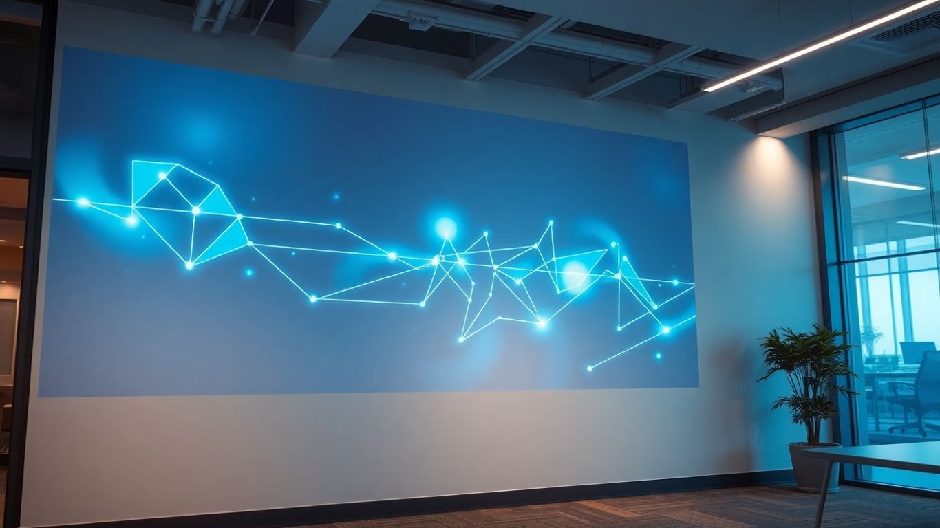 Salesloft AI sales tool interface in a modern office.