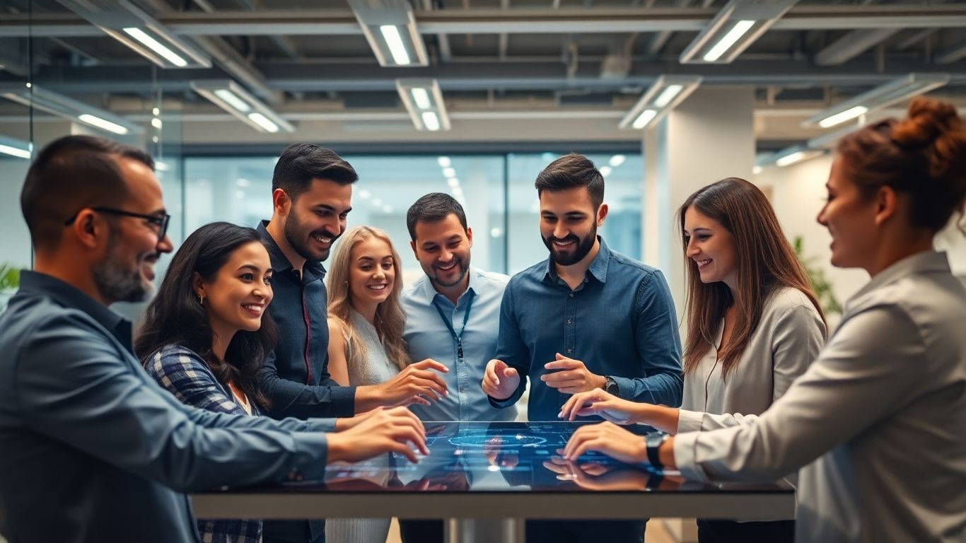 AI sales platform interface with team collaboration.