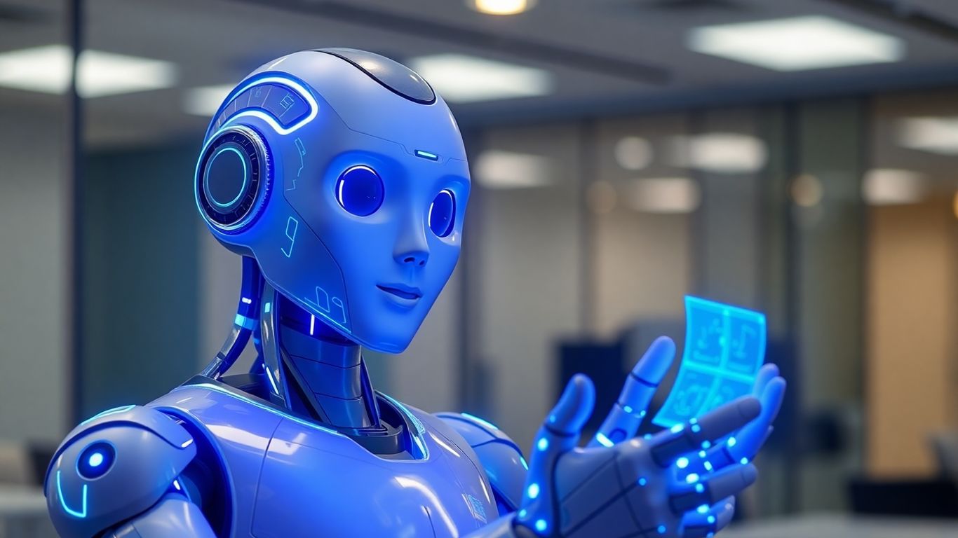 AI sales rep interacting with a digital interface.