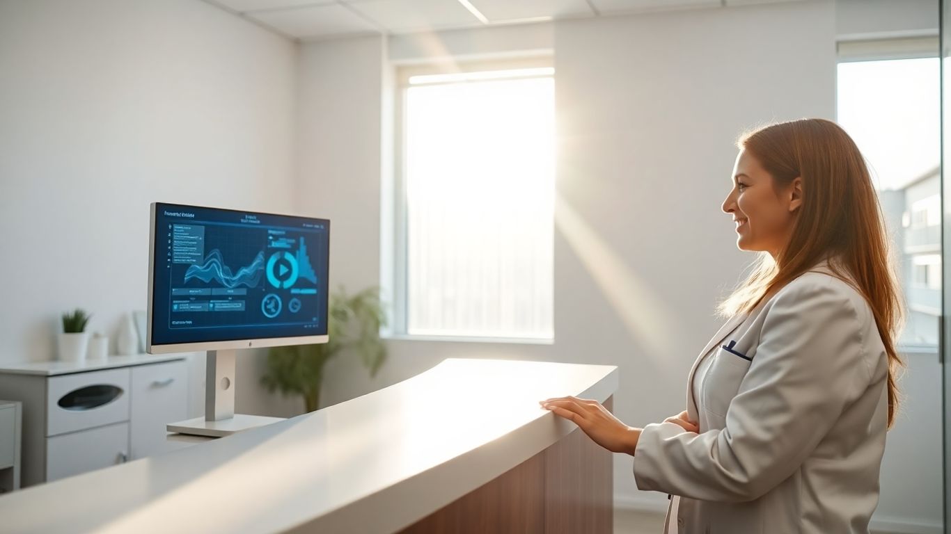 AI appointment setter streamlining healthcare practice operations.
