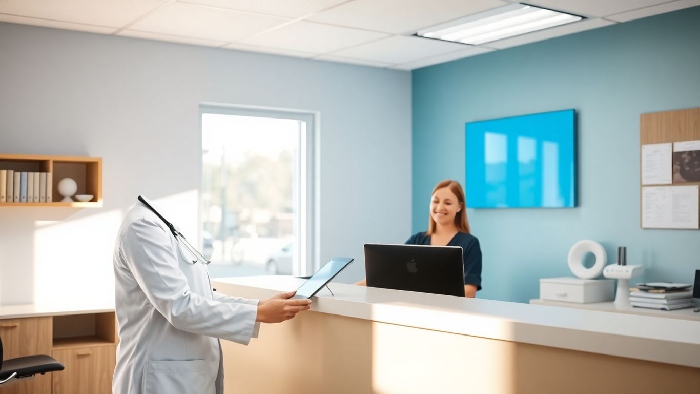AI appointment setter streamlining healthcare practice benefits.