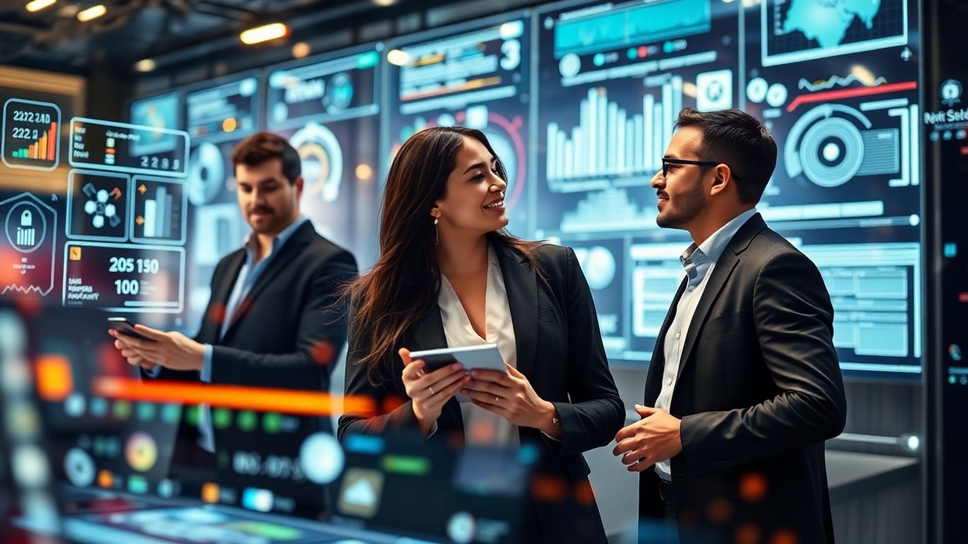 AI and sales professionals collaborating for success.