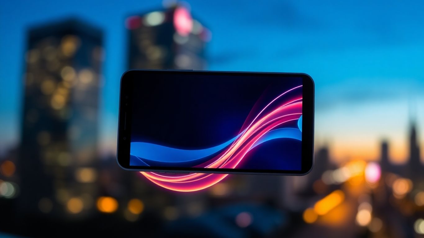 AI appointment setter app interface on a smartphone.