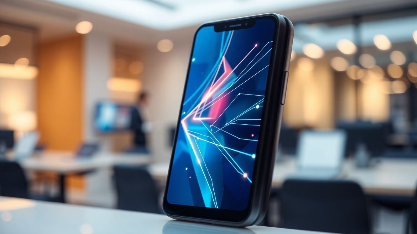 Vocca AI appointment setter app interface on a smartphone.