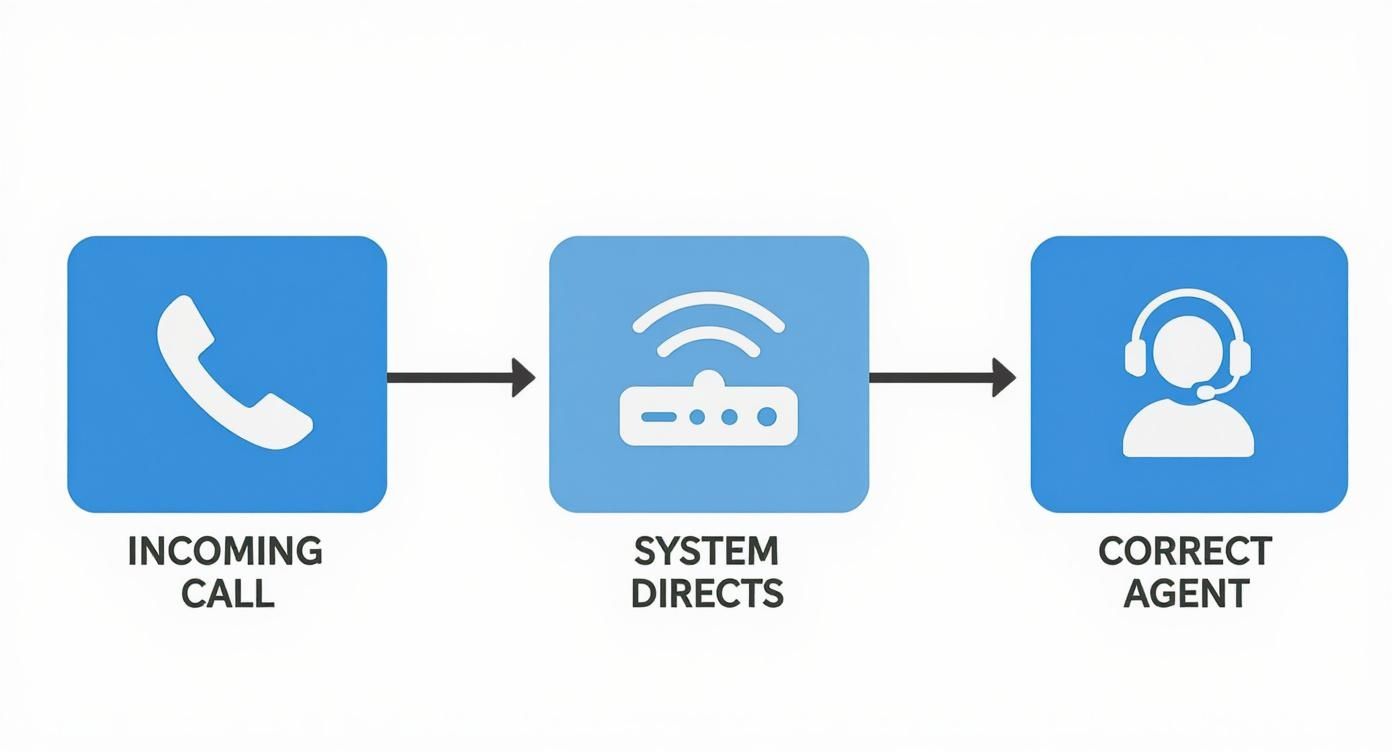 Infographic about what is call routing