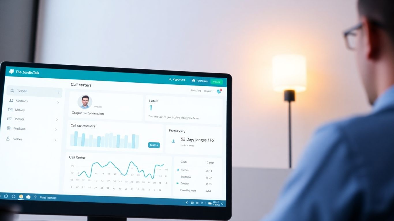 Zendesk Talk interface for call center automation