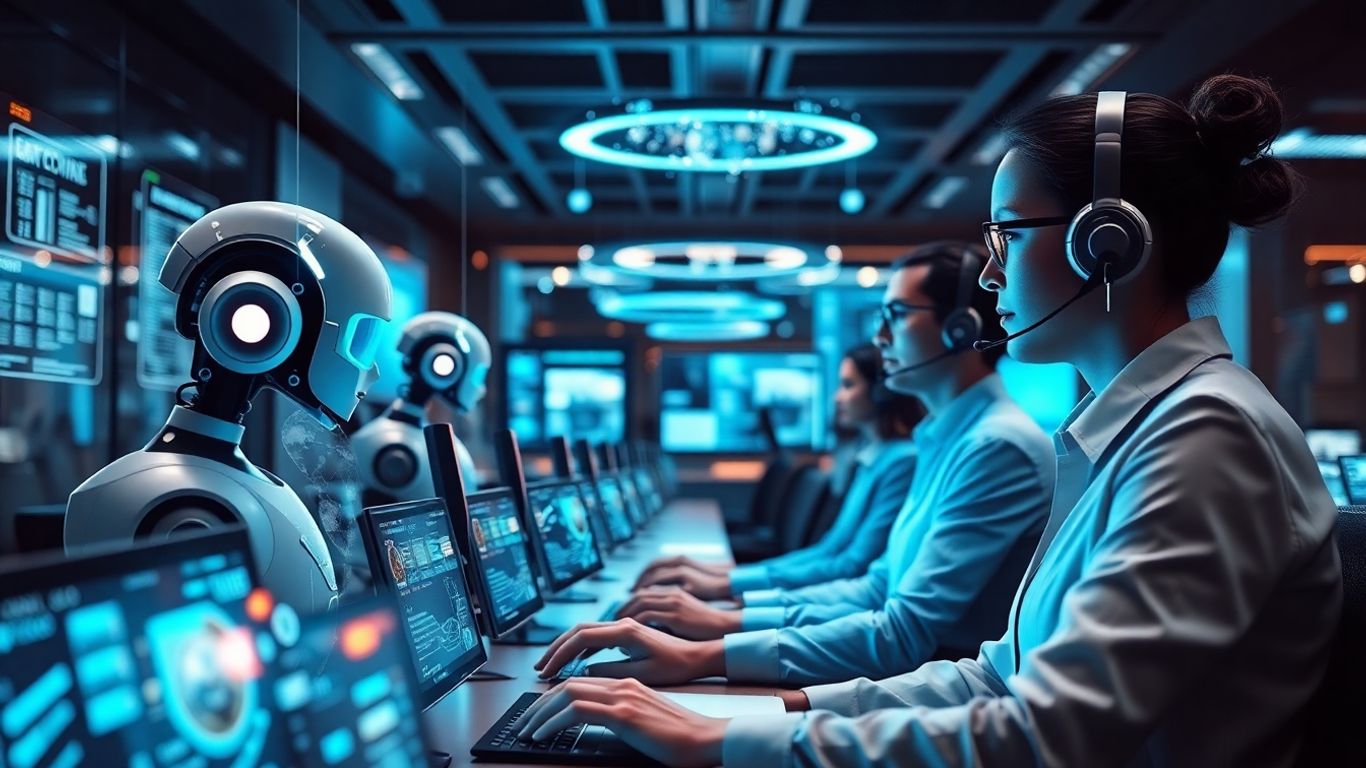 AI call center automation