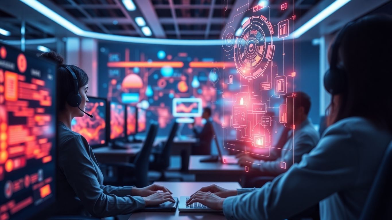 AI call center automation with predictive routing