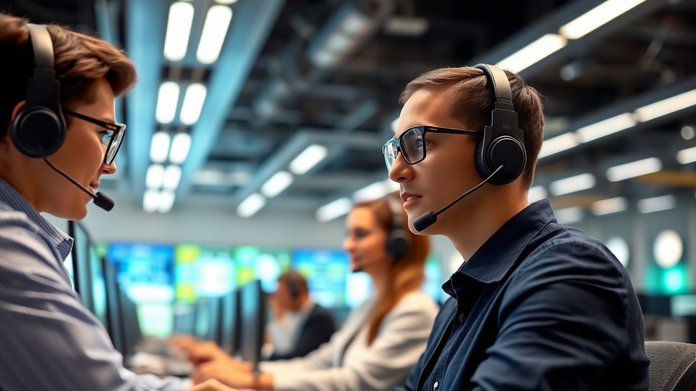 Call center agents using AI tools