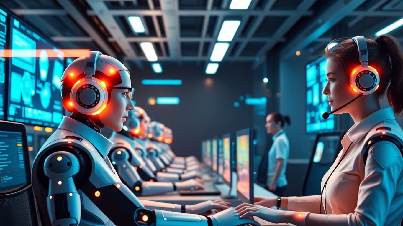 AI assisting customer service agents