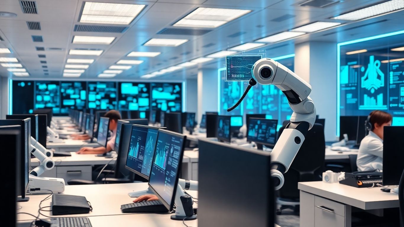 AI in a modern call center