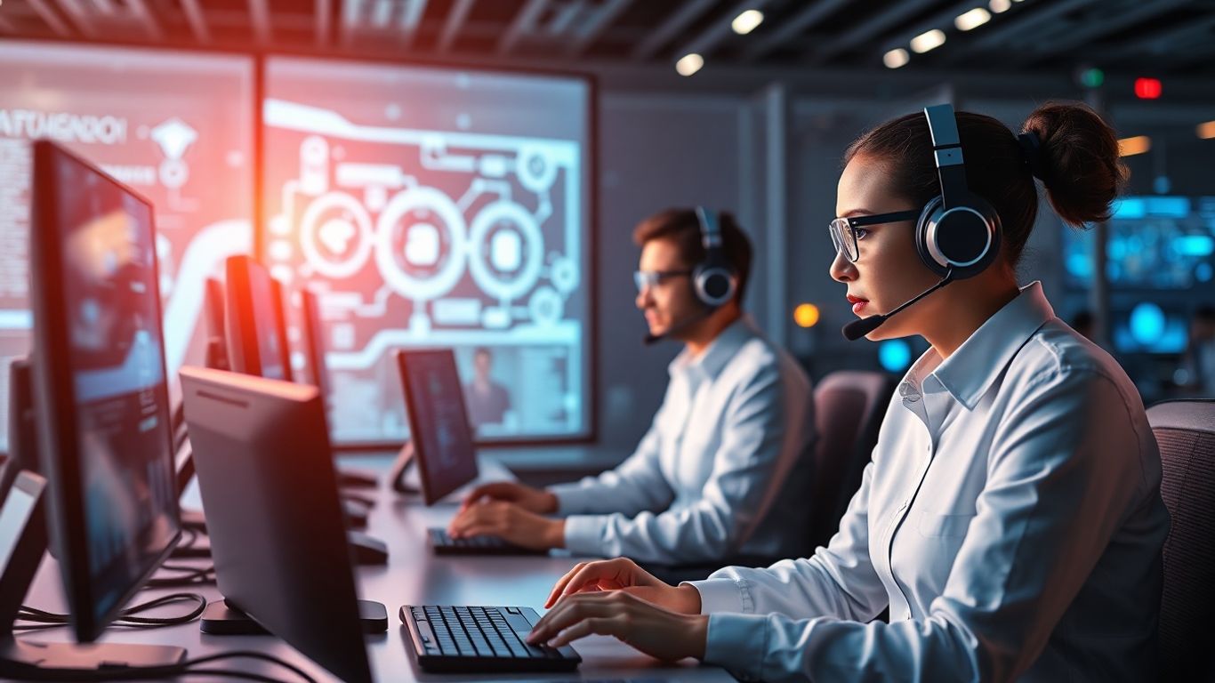 AI call center automation technology