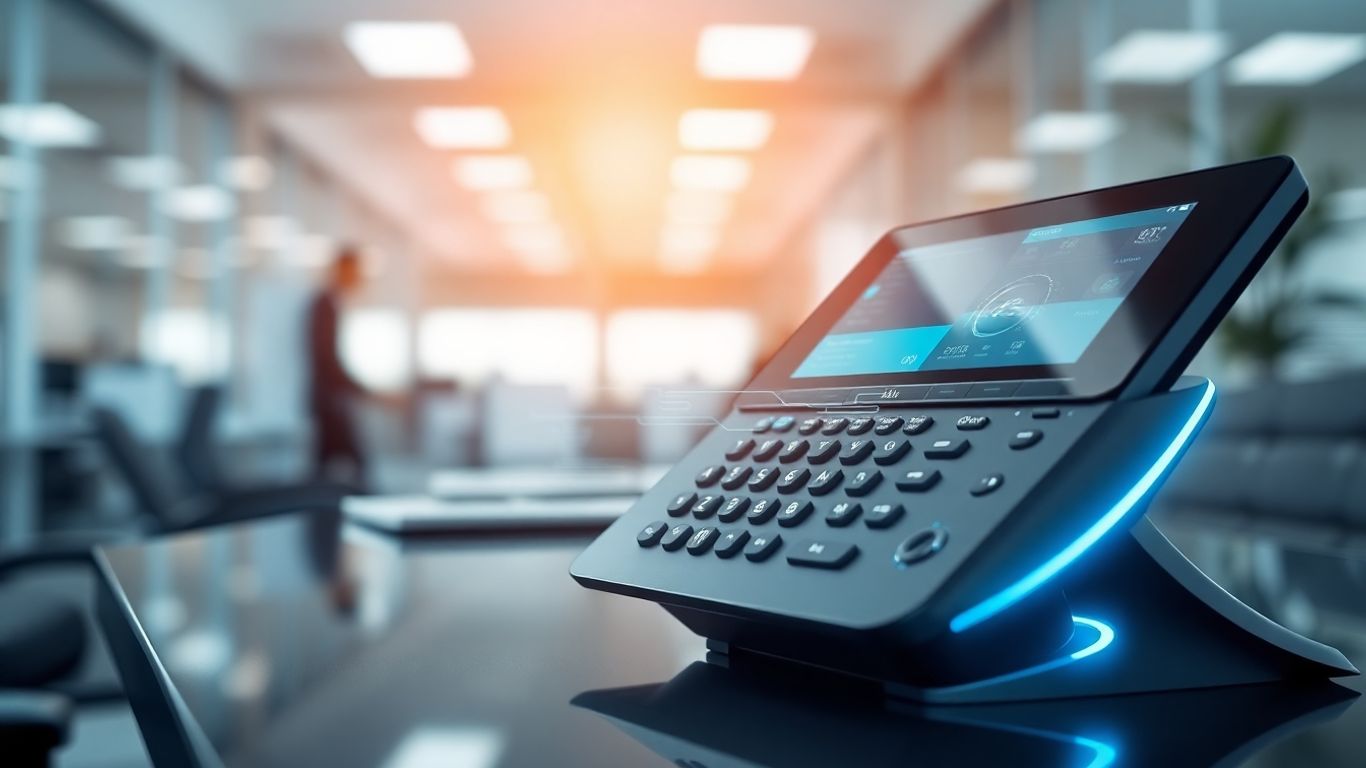 AI phone system interface