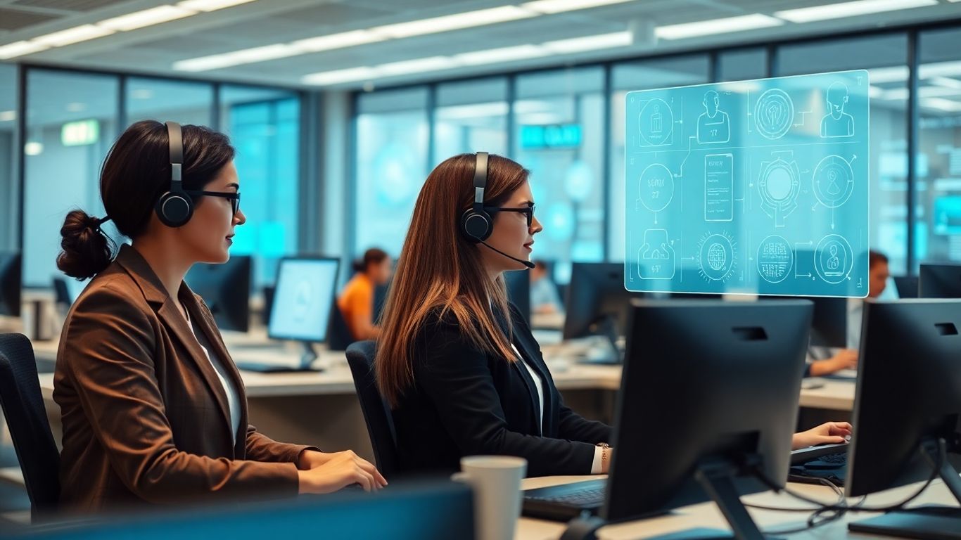 AI automation in call center agents