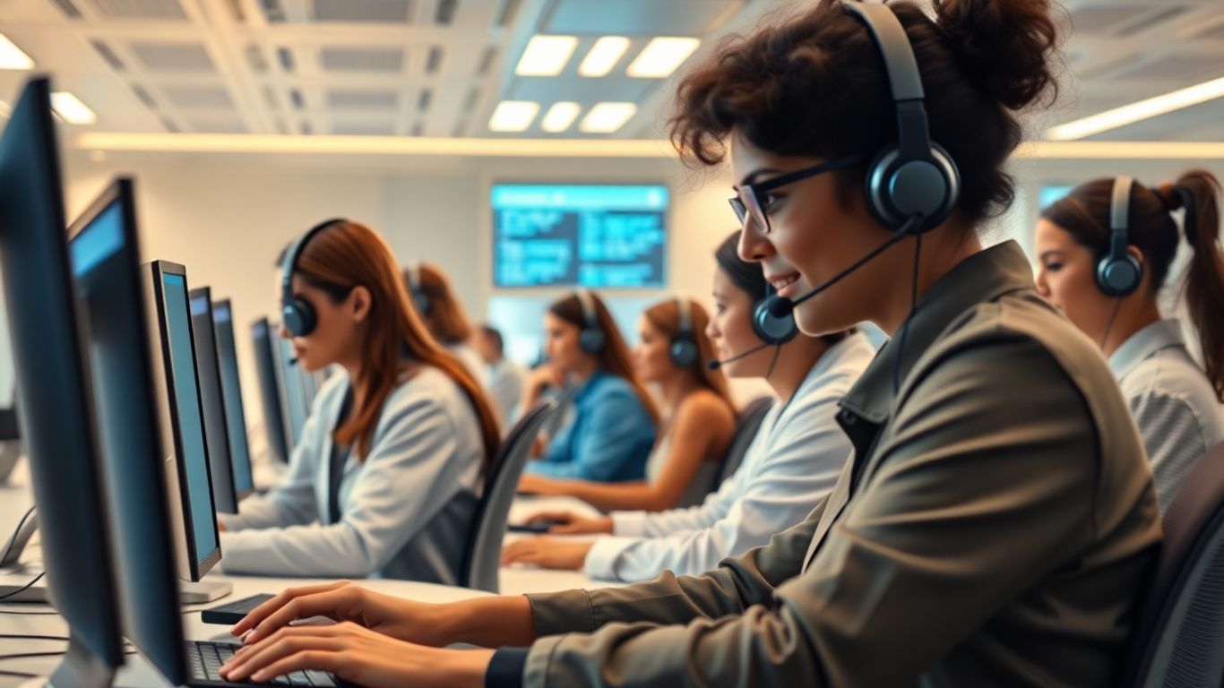 AI transforming healthcare call center operations.