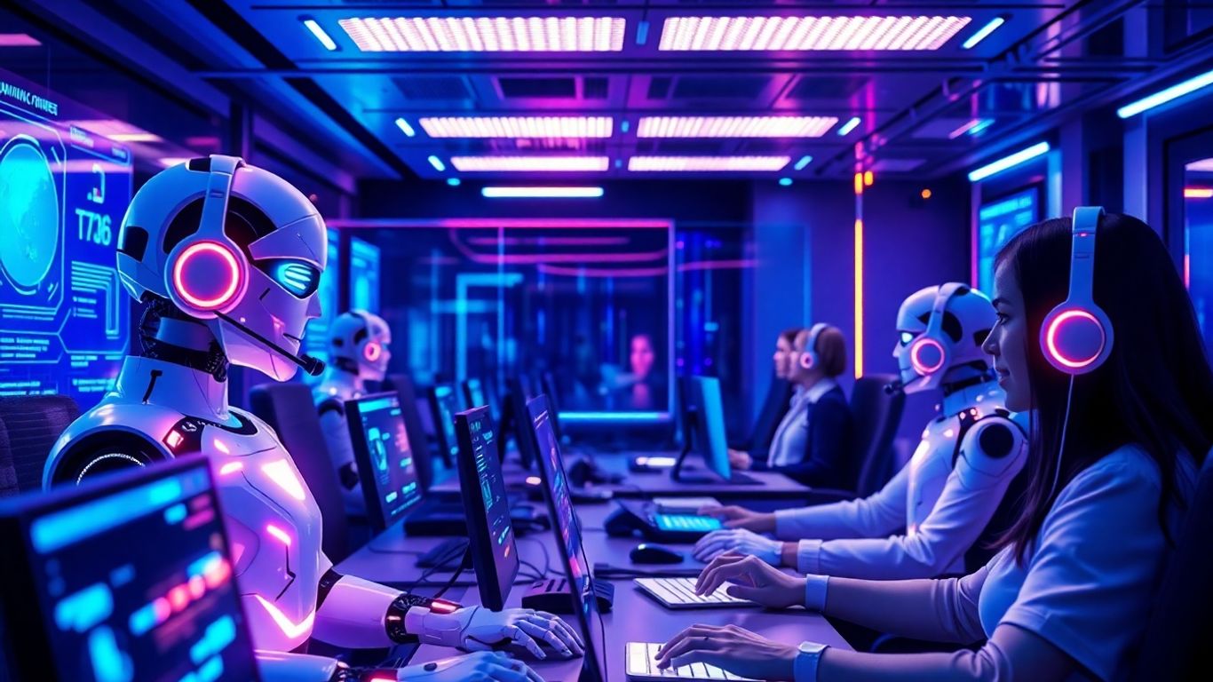 AI call center automation