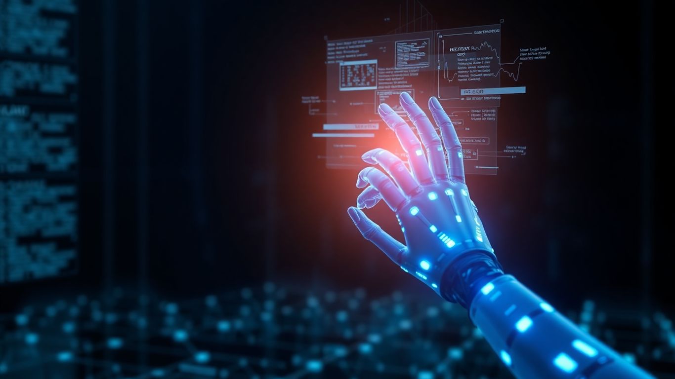 AI voice agent interacting with digital interface