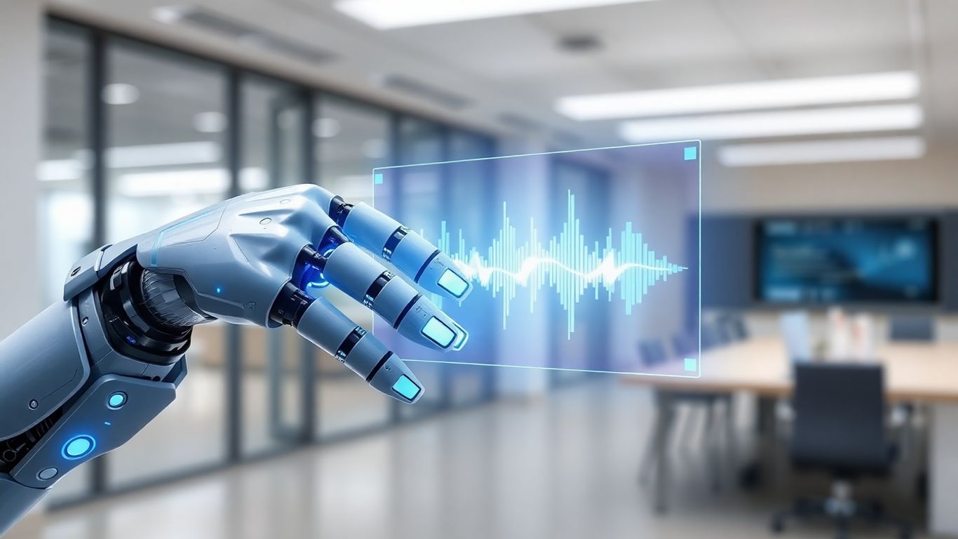 AI voice agent interface