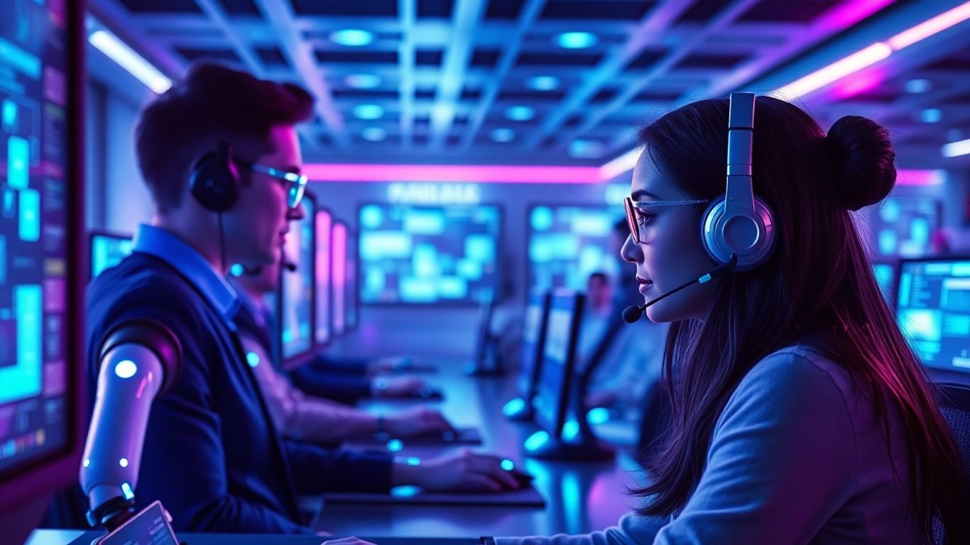 AI assisting call center agents